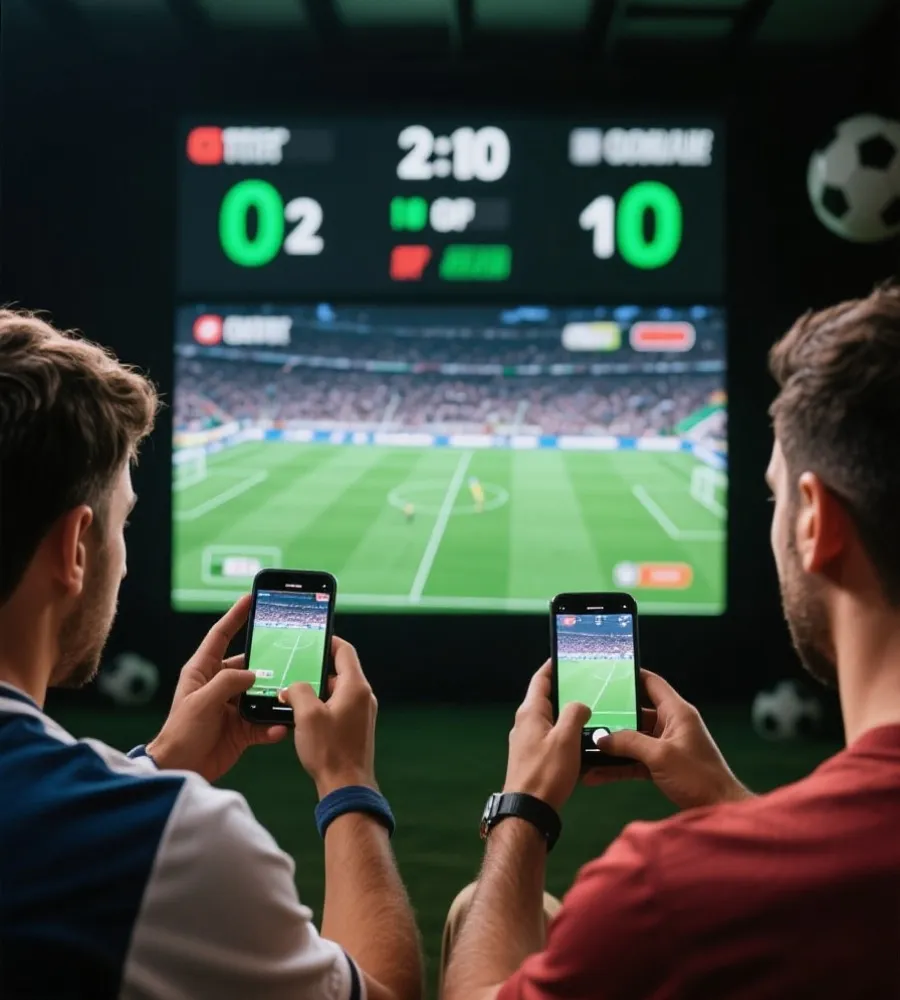 世界杯直播观看场景